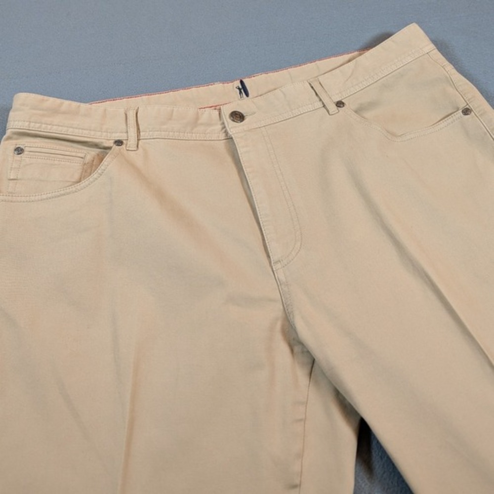 Johnnie O Mens Khaki Straight Leg Casual‎ Pants Size 40x34